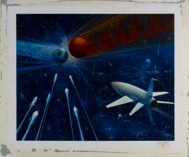 "When Worlds Collide" & "War of the Worlds" Poster Art. | Van Eaton Galleries