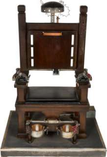 The Electric Chair from "Lock Up."... | Heritage