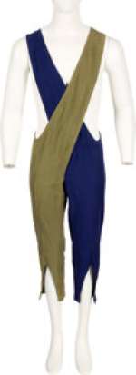 Planet "Exo-III" Blue and Green Male Paneled jumpsuit from Episode: "What Are Little Girls Made Of?" of... | Heritage