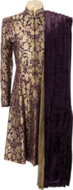 Joffrey Baratheon (Jack Gleeson) Purple and Gold Ensemble from Game of Thrones (HBO® Original 2011-2019, Season 2). (Total: 2 Items)