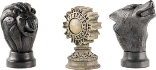 Robb Stark (Richard Madden) Group of (3) Map Markers from Game of Thrones (HBO® Original 2011-2019, Season 3). (Total: 3 Items)