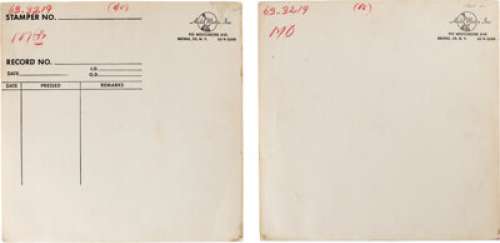 The Beatles/Vee-Jay Records 11-Inch Metal Plates Used in Production of "Love Me Do" and "Do You Want to Know a Secret" Singles. (Total: 2 Items) | Heritage