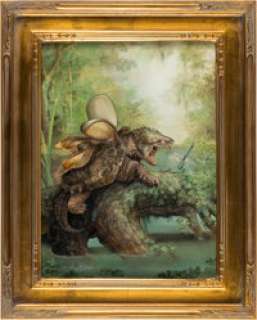 Annie Stegg Gerard - "The Jeweled Snapping Birdle" Painting Original Art (2022). | Heritage