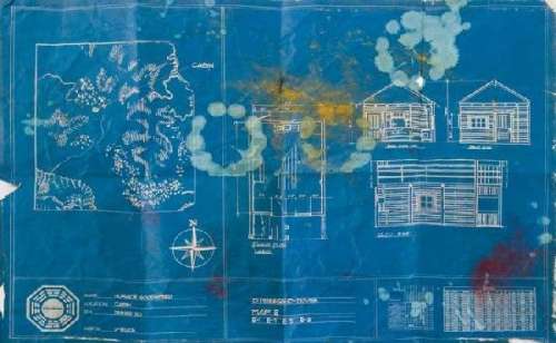 Lost | Map/Blueprint of Jacob’s cabin | Profiles in History