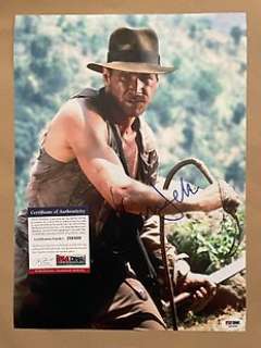 Indiana Jones And the Temple of Doom | Indiana Jones and the Temple of Doom - Signed by Harrison Ford (Indy) - with PSA/DNA certificate - autograph - No reserve! | Catawiki