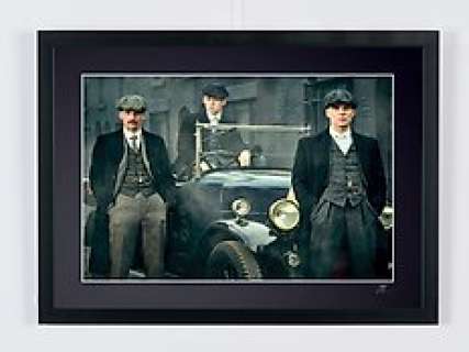 Peaky Blinders - Joe Cole - Paul Anderson - Cillian Murphy | Peaky Blinders - JOE COLE - PAUL ANDERSON - CILLIAN MURPHY - Wooden Framed 70X50 cm - Limited Edition Nr 01 of 30 - Serial ID 30639 - Original Certificate (COA), Hologram Logo Editor and QR Code | Catawiki