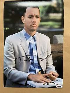 Forrest Gump | Forrest Gump - Signed by Tom Hanks - with PSA/DNA Certification - No Reserve! | Catawiki