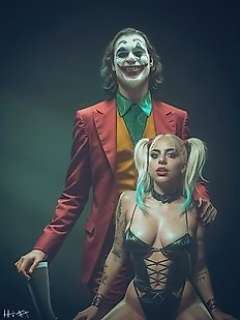 Jacob Hitt - Does Joker and Harley w/COA Unique Piece | Catawiki