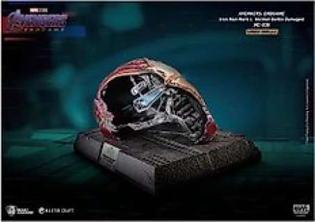 Endgame - MARVEL - - Movie prop Avengers: Endgame - Iron Man Mark50 Helmet Battle Damaged 1/1 | Catawiki
