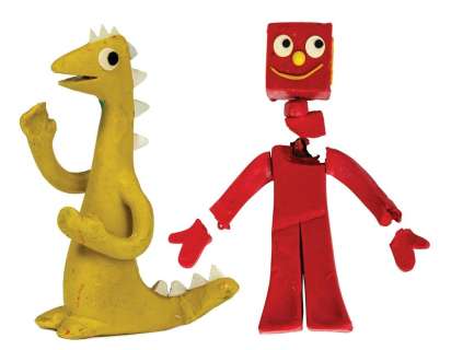 Prickle & Blockhead Gumby Claymation Props. | Van Eaton Galleries