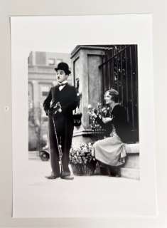 Chaplin - City Lights 1931 - Collector Image - Size 42x30 cm -Gallery Stamp 1/20 - 100% new - Never Exposed - Baryta - Flat shipped ! - No carton tube