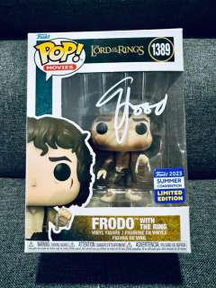 der Herr der Ringe - Elijah Wood signierte Funko Pop! Vinyl Figur #1389 Frodo with Ring / Beckett - Funko | Catawiki