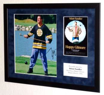Happy Gilmore - Adam Sandler (Happy Gilmore) Framed, signed + Certificate of Authenticity | Catawiki