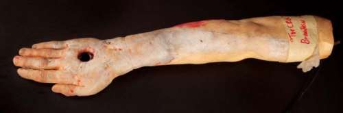 Lot 1227 - Lee‘s insert "bullet shot" hands from The Crow