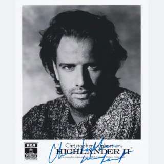 Highlander - Signed by Christopher Lambert (Connor MacLeod) | Catawiki