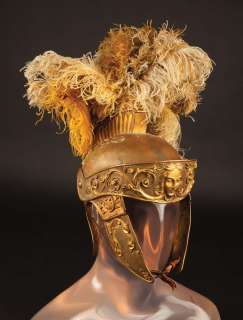 Lot 427 - Jack Hawkins helmet and sandals from Ben-Hur