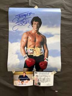 Rocky III- Sylvester Stallone (Rocky Balboa) - Signed in Person - with Authentic Signings Certificate - Autograph, photo - No Reserve! | Catawiki