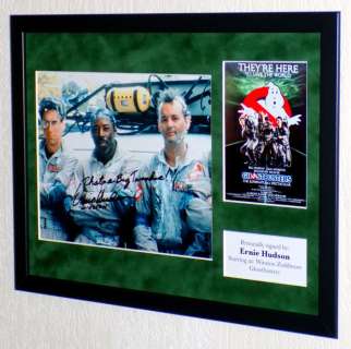 Ghostbusters - Ernie Hudson (Winston Zeddmore) Framed, signed with Quote + COA | Catawiki