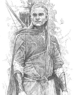 Maren Legolas (The Lord of the Rings) - Original Pencil Drawing – Hand Signed | Catawiki