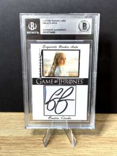 Game of Thrones - Emilia Clarke - Daenerys Targaryen - Authentic Autograph - Beckett | Catawiki