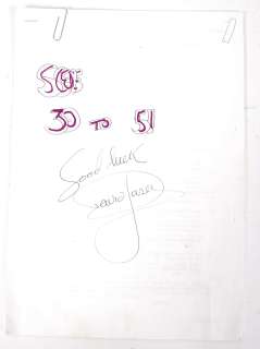 SIR DAVID JASON - ORIGINAL PART SCRIPT FOR TERRY PRATCHETT ’HOGFATHER’ | Auctioneum Ltd