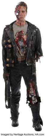 Arnold Schwarzenegger "Terminator" figure from Terminator 2: Judgment Day.... | Profiles in History