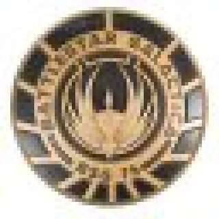 Battlestar Galactica | BSG 75 seal from “Weapons Control” section of CIC | Propworx