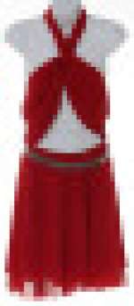 Battlestar Galactica - Lot #1033 - BSG Props Number Six Red Crepe Dress