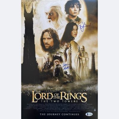 Lord of the Rings - Signed by Elijah Wood (Frodo Baggins) and Sean Astin (Sam) | Catawiki