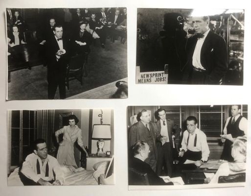 KIPA/Interpress - Humphrey Bogart – Bas les masques - 6 photos de presse originales – 1952 | Catawiki
