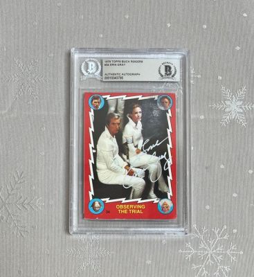 Buck Rogers In the 25th Century - Buck Rogers - TOPPS 1979 - #34 - Signed by Erin Gray as Wilma Deering - Beckett Authenticated | Catawiki