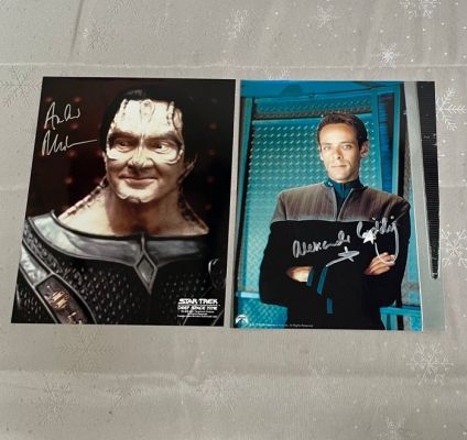 Star Trek Deep Space 9 - 2x Signed 8x10 Photo - Alexander Siddig, Andrew Robinson | Catawiki