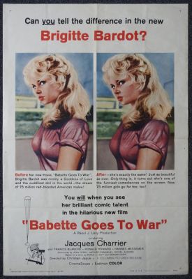 Brigitte Bardot - Babette Goes To War - Babette s’en va-t-en Guerre | Catawiki