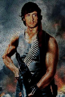Crypto Rambo III - Format XL 50x75 - Sylvester Stallone | Catawiki