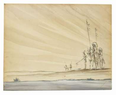 Badman’s Territory Title Background Artwork. | Van Eaton Galleries