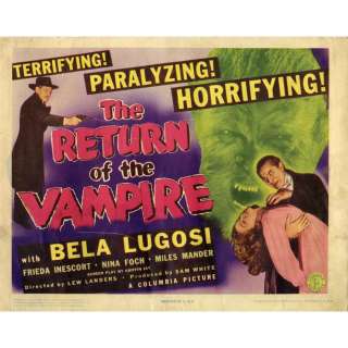 Lot 596 - The Return of the Vampire original U.S. Title-card from the Bela Lugosi family collection