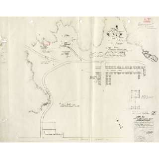 Lot 676 - Blueprint plans for beach attack from Sands of Iwo Jima