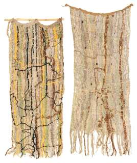 Lot 16 - A Pair of Screen-Used Woven Drapery Props from Cloud Atlas....