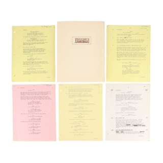 STAR WARS: RETURN OF THE JEDI (1983) - Lot 354 - Anthony Daniels Collection: Anthony Daniels‘ Hand-annotated and Highlighted Third Draft Script and Script Revision Pages