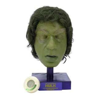 THE INCREDIBLE HULK (1977-1982) - Lot 1205 - The Hulk‘s (Lou Ferrigno) SFX Makeup Accessories on Display with Mask Grease