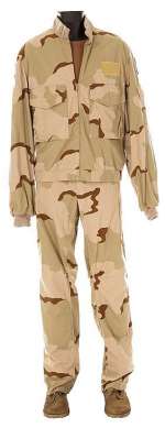 Lot 222 - Richard Dean Anderson "O‘Neill" desert camo costume from Stargate SG-1.