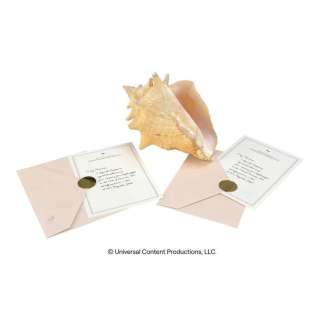 The Umbrella Academy (2019-2024) - Lot 210 - Sir Reginald Hargreeves‘s (Colm Feore) Family Meeting Hero Conch with Pair of Invitations