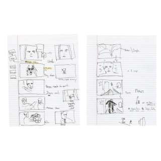 PREDATORS (2010) - Lot #1485 : Pair of Hand-Drawn Predator Hunt Storyboards