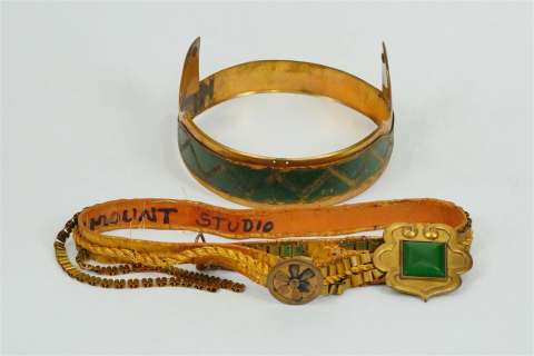 The Ten Commandments (1956) Brass Belt and Headband | GWS Auctions