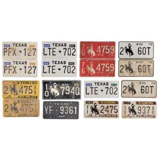 BROKEBACK MOUNTAIN (2005) - Lot #668 : Set of License Plates