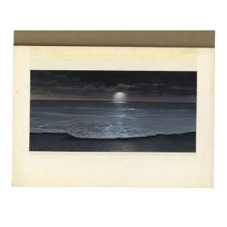 COCOON (1985) - Lot #705 : Hand-Painted Ralph McQuarrie Alien Ship Over Sea Cel