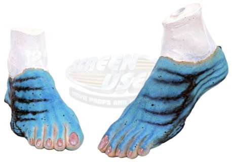 Lot 142 - Hellboy II: The Golden Army - Original Abe Sapien Feet