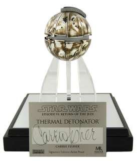 A Signature Edition Carrie Fisher Thermal Detonator. | Van Eaton Galleries