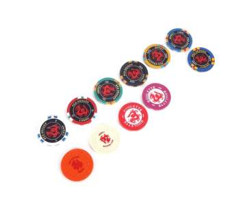 Lot 61 - Rush Hour 2 (2001) - Collection of 11 Casino chips