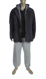 Lot 183 - SYLVESTER STALLONE "ROCKY BALBOA" TRAINING ENSEMBLE AND SHOES FROM "CREED II"